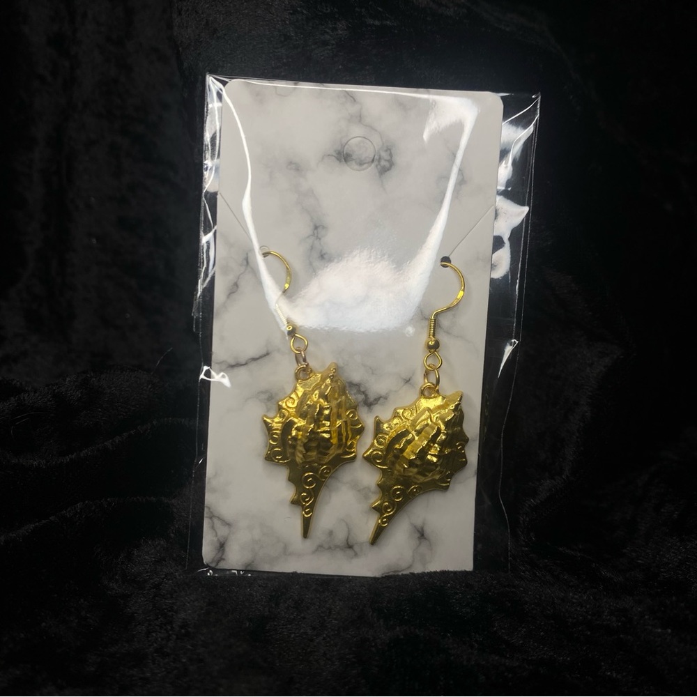 Gold Statement Earrings